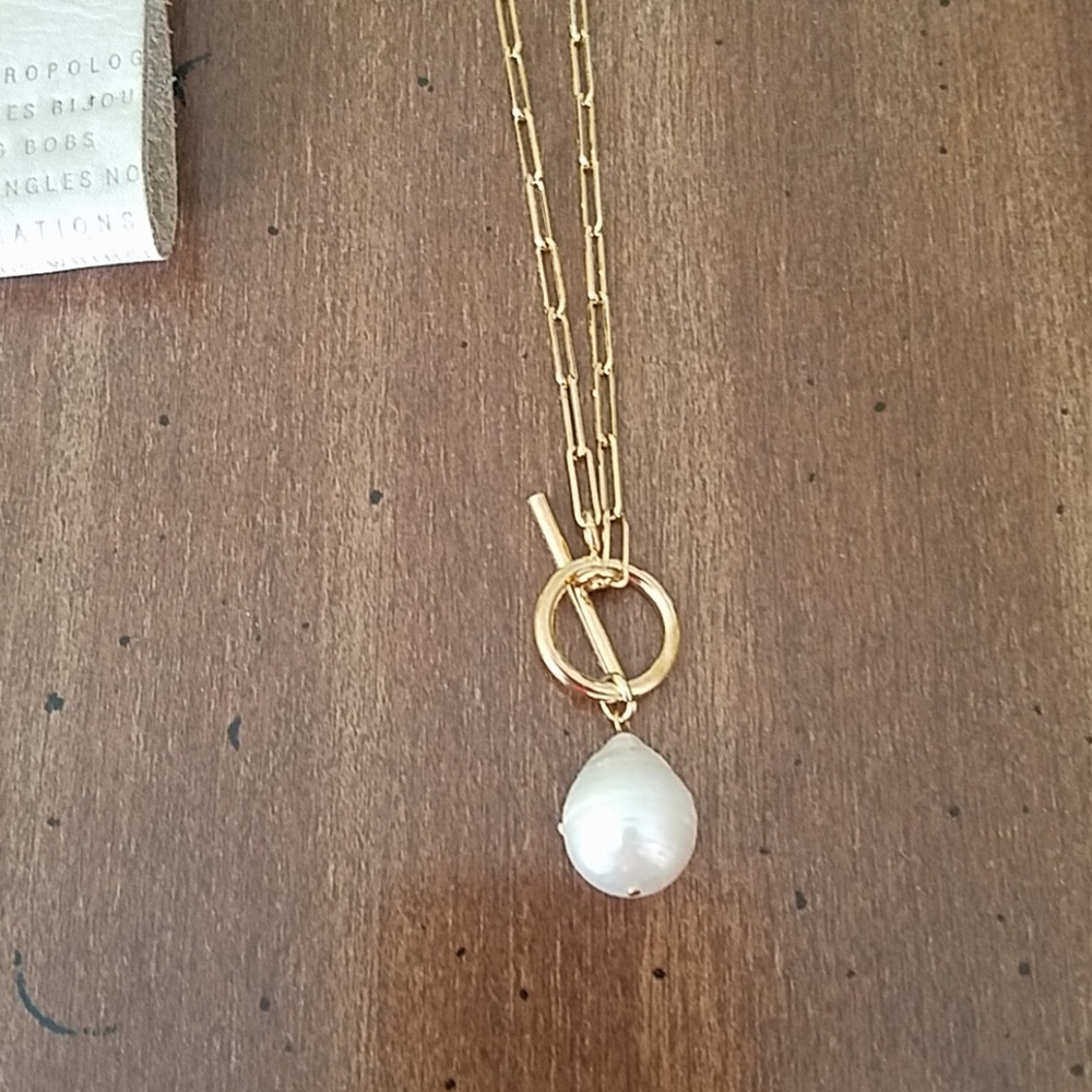 Anthropologie serefina pearl necklace